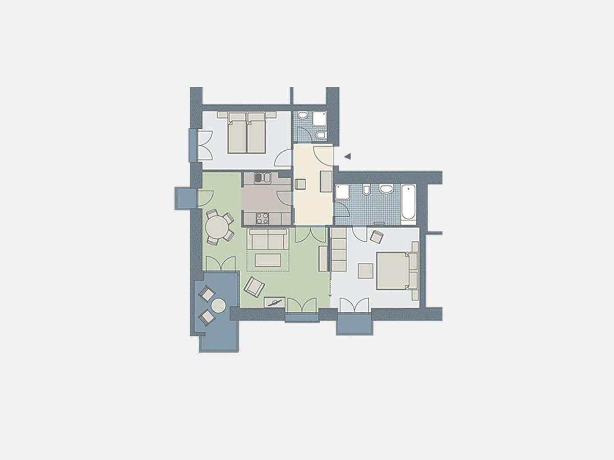 Kaiservillen Heringsdorf - Ferienwohnung Mit 2 Schlafzimmern Und Balkon D202 Екстер'єр фото